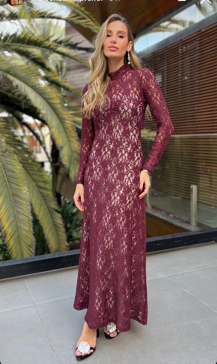 Hadassah Wine Dress